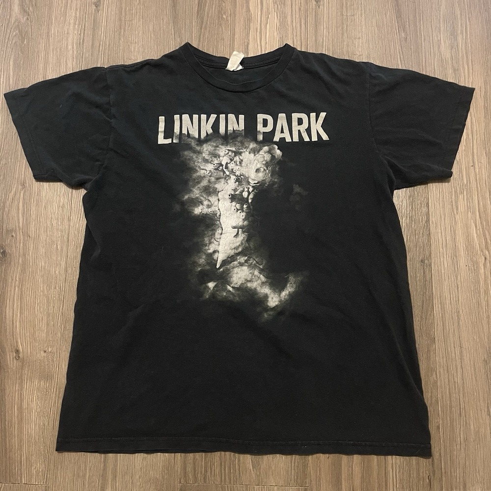 Vintage Linkin Park Eyeball Guts Shirt Black Graphic Bay‎ Island